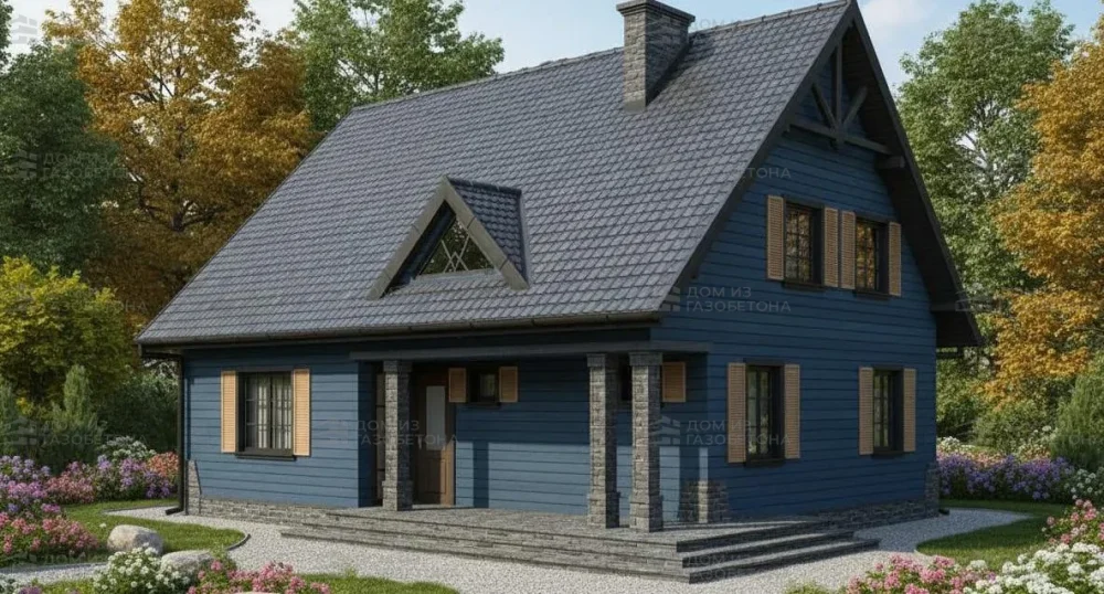 Проект Двухэтажный дом 12 на 9, 143 м2