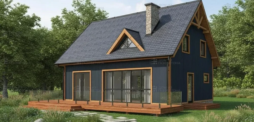 Проект Двухэтажный дом 11 на 10, 146 м2