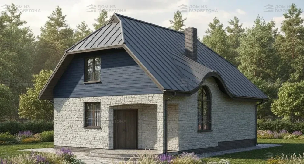 Проект Двухэтажный дом 12 на 9, 137 м2