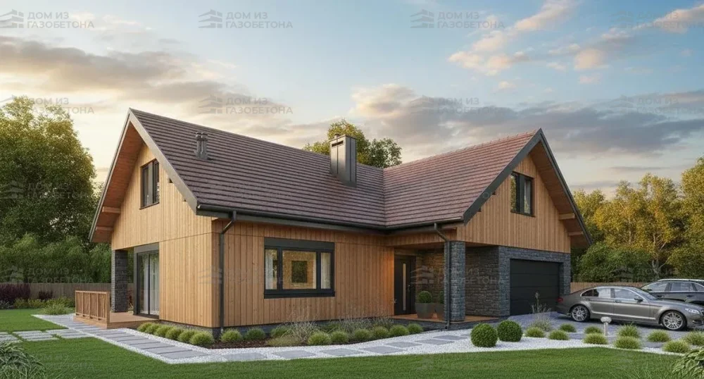 Проект Двухэтажный дом 16 на 17, 265 м2