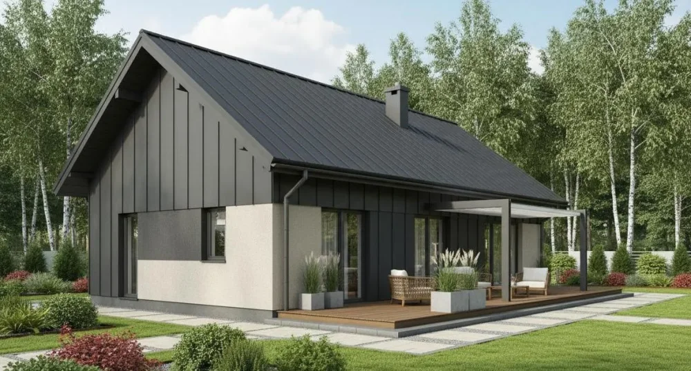 Проект Одноэтажный дом 14 на 11, 106 м2