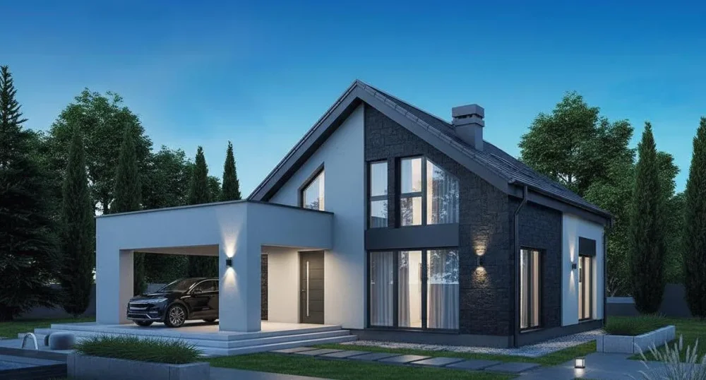 Проект Двухэтажный дом 14 на 13, 152 м2