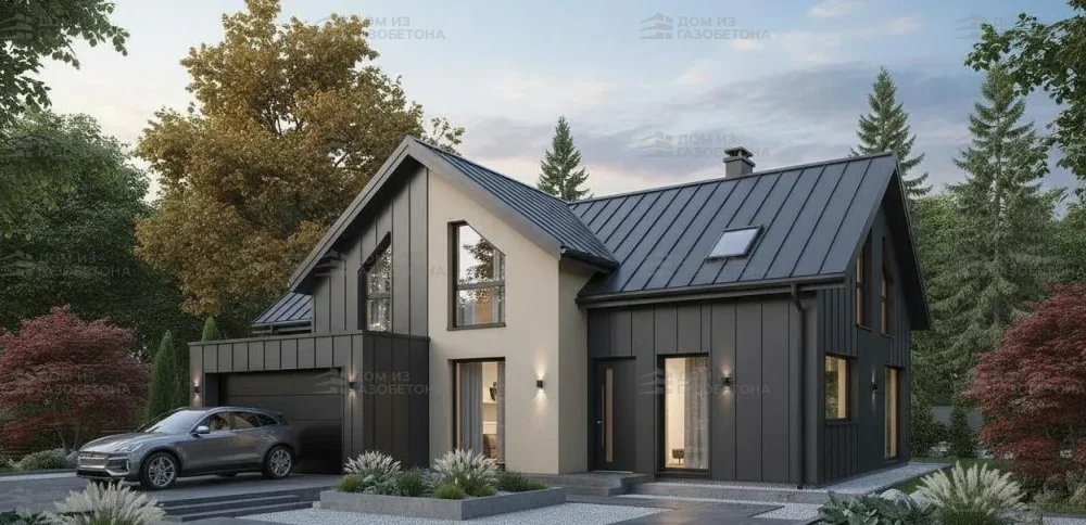 Проект Двухэтажный дом 15 на 10, 198 м2