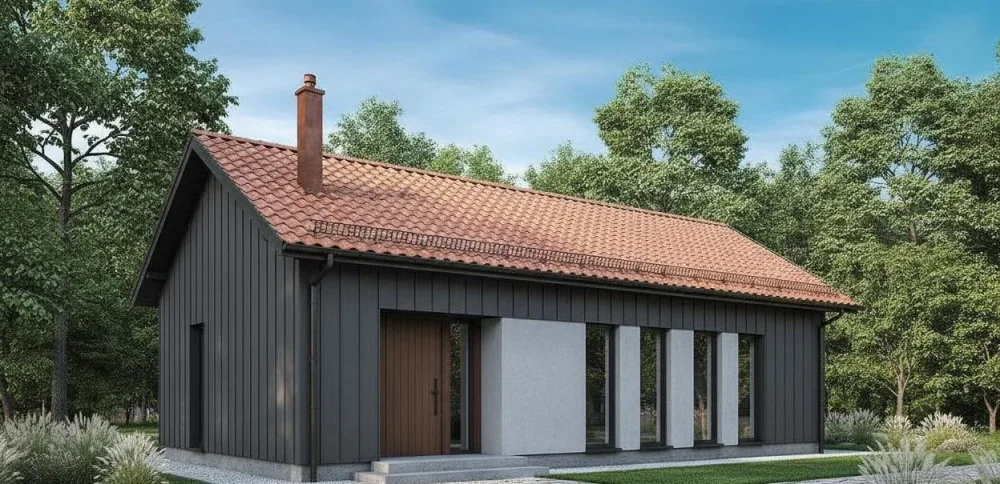 Проект Одноэтажный дом 18 на 11, 138 м2