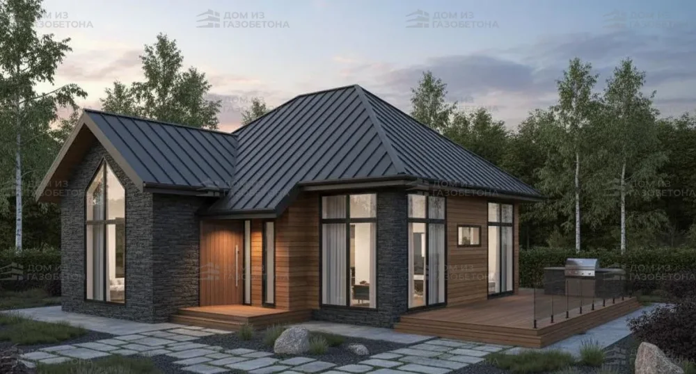 Проект Двухэтажный дом 12 на 17, 193 м2