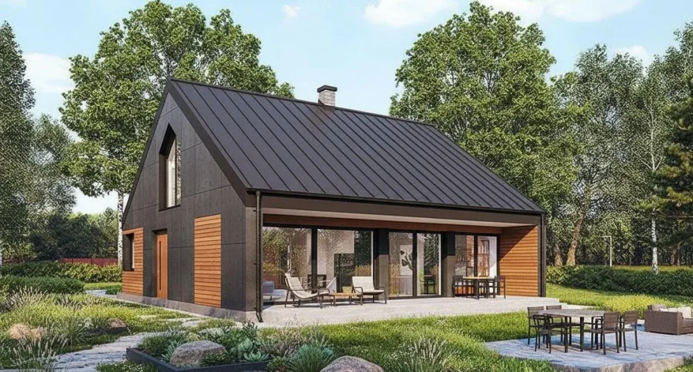 Проект Двухэтажный дом 10 на 12, 151 м2